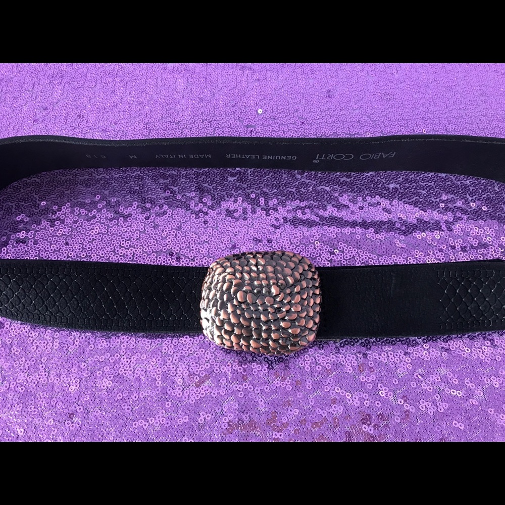 Sleek Leather Belt